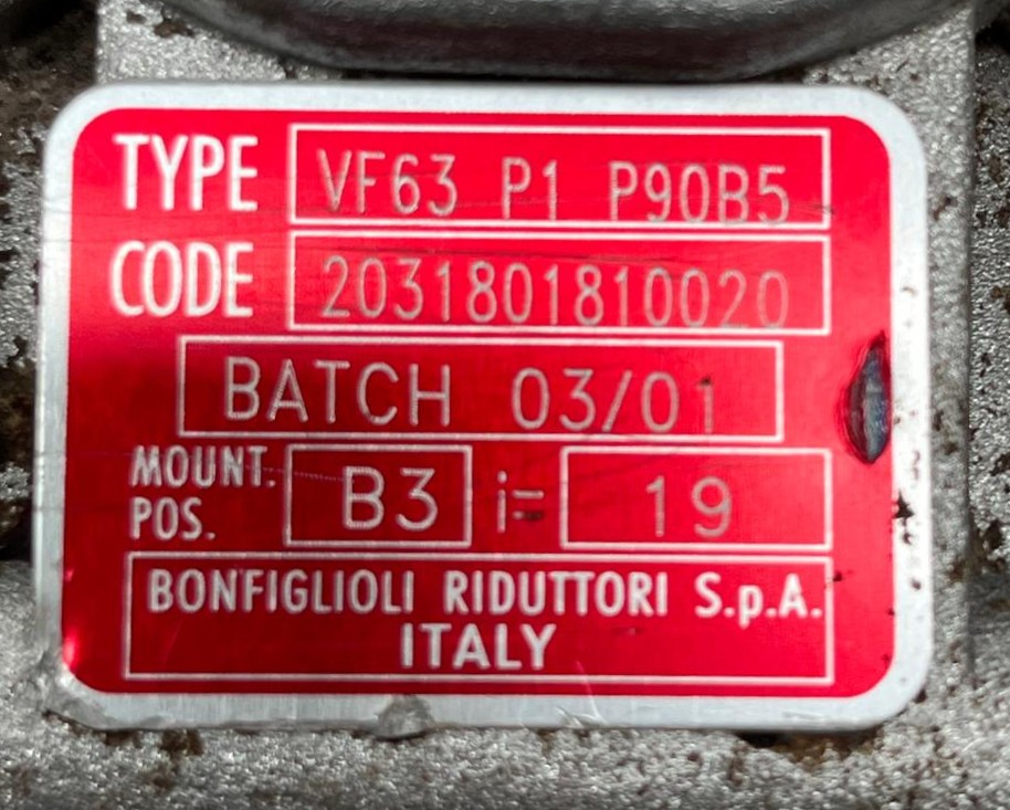 BONFIGLIOLI VF 63 P1 P90B5 I=19