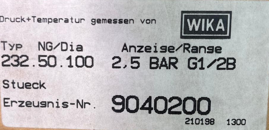 232.50.100-0-2.5 BAR