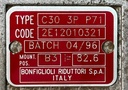 BONFIGLIOLI C30 3P P71  i=82.6