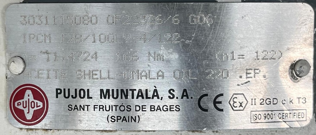 PUJOL MUNTALÀ IPCM128-100LY-4-122  i=11,47