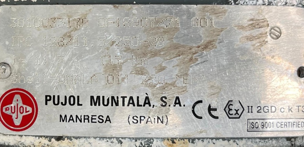 PUJOL MUNTALÀ IPC 128/11,5/250-28 i=11,5