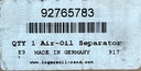 INGERSOLL-RAND 92765783 