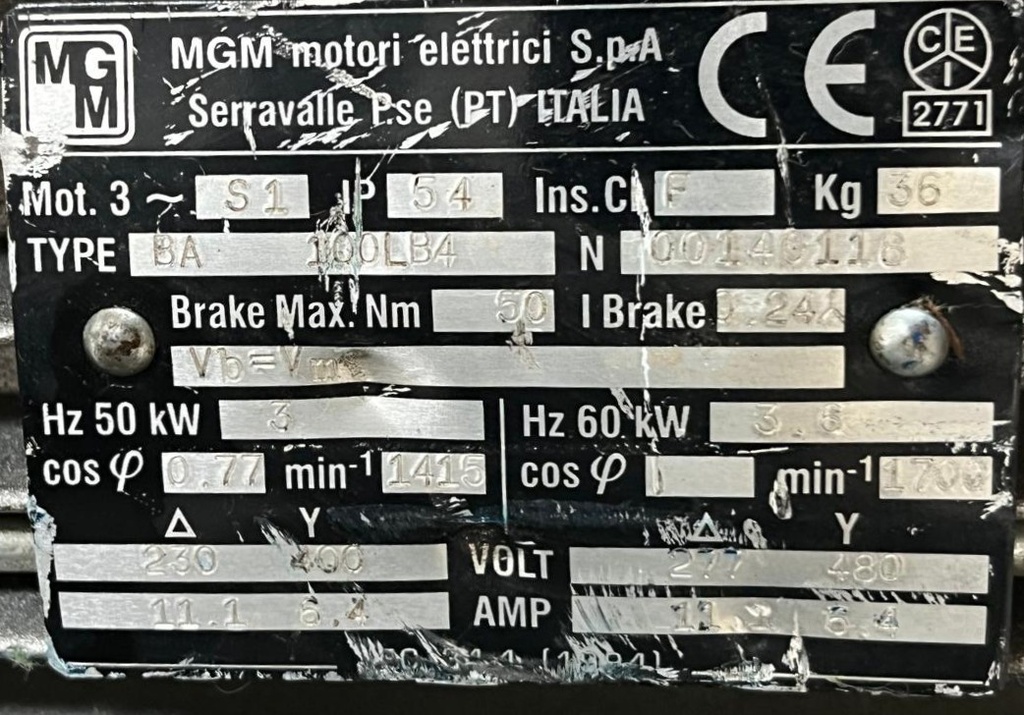 MGM BA 100LB4  3.5 KW