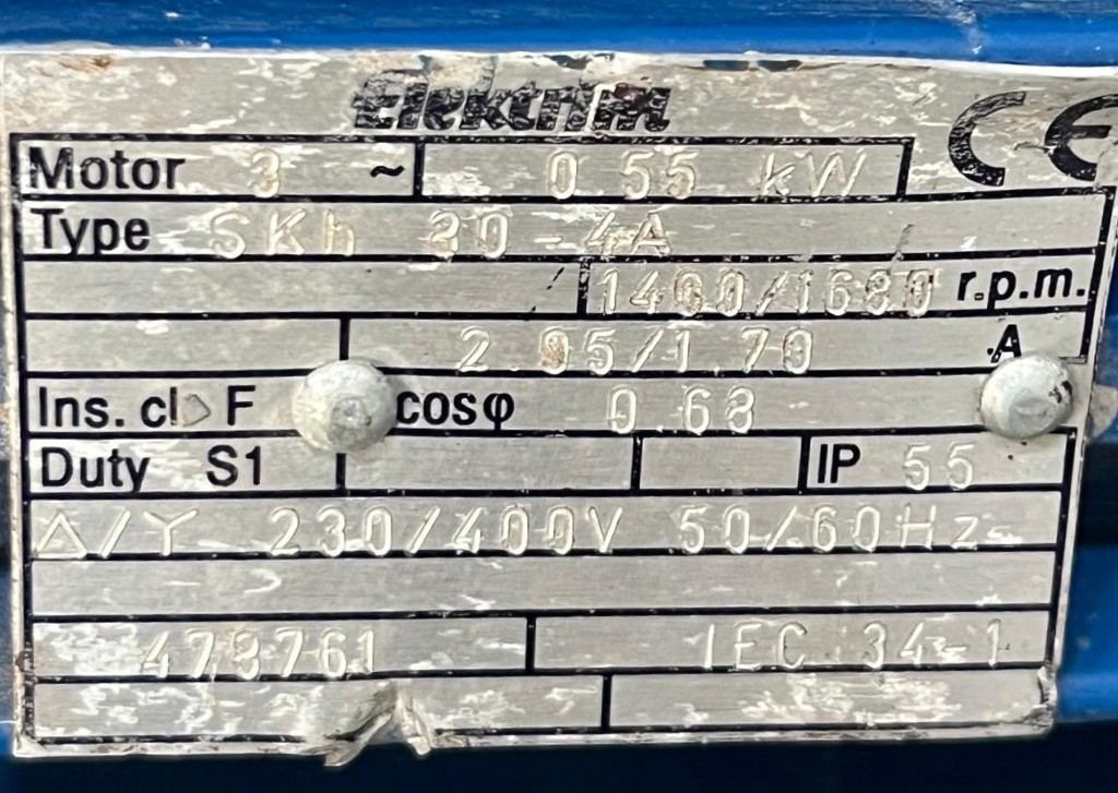 ELEKTRIM SKH 80-4A   0.55 KW