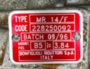 BONFIGLIOLI  C30 3P P71  i=186 + MR 14/F i=3,84 MOTOREDUCTOR