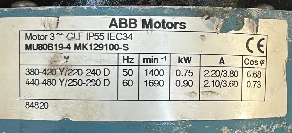 MOTOVARIO NMRV 050  i=10 MOTORREDUCTOR