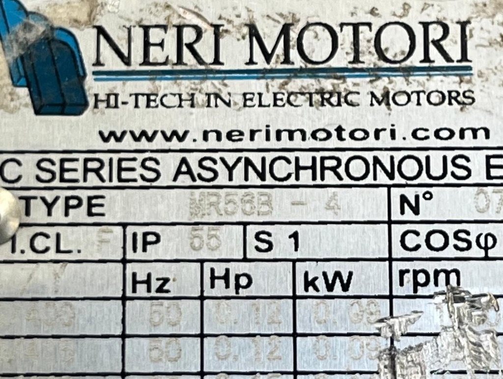 MOTOVARIO NMRV 025  i=5 MOTORREDUCTOR