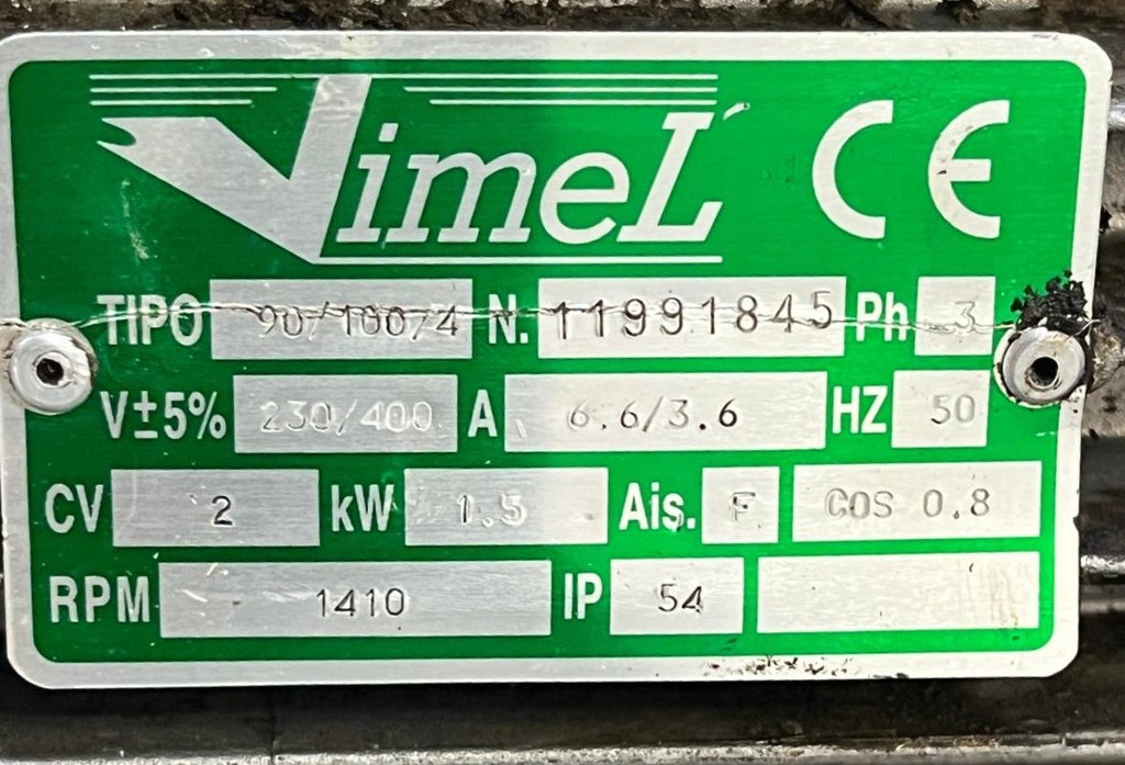 VIMEL MODELO 90/100/4  1.5 KW 