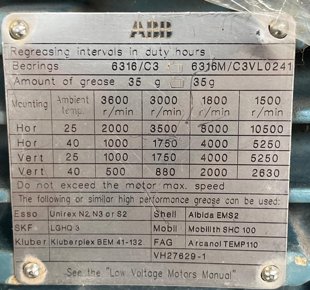 ABB M3BP 315 SMC 2   3GBP311230-ADG+701+68  160 KW