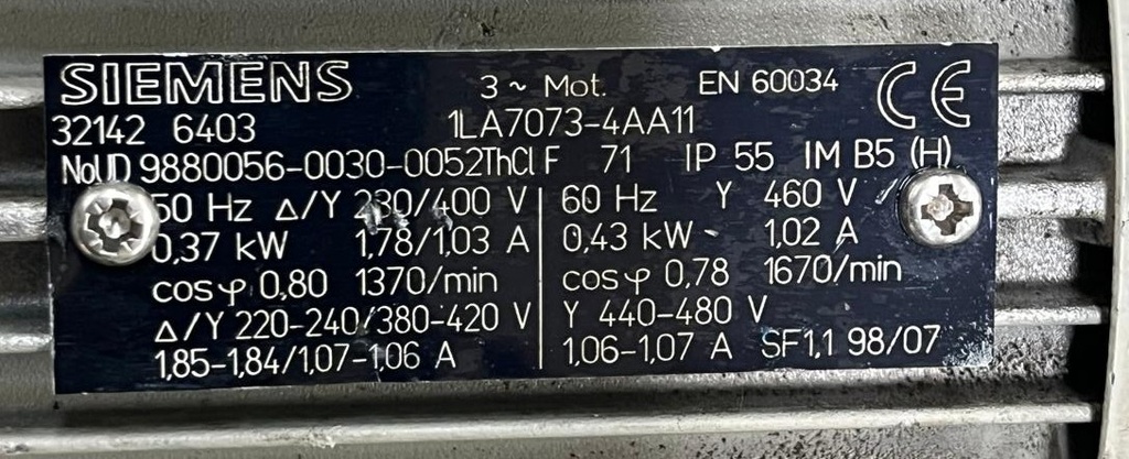 MOTOVARIO NMRV 063  i=100 MOTORREDUCTOR