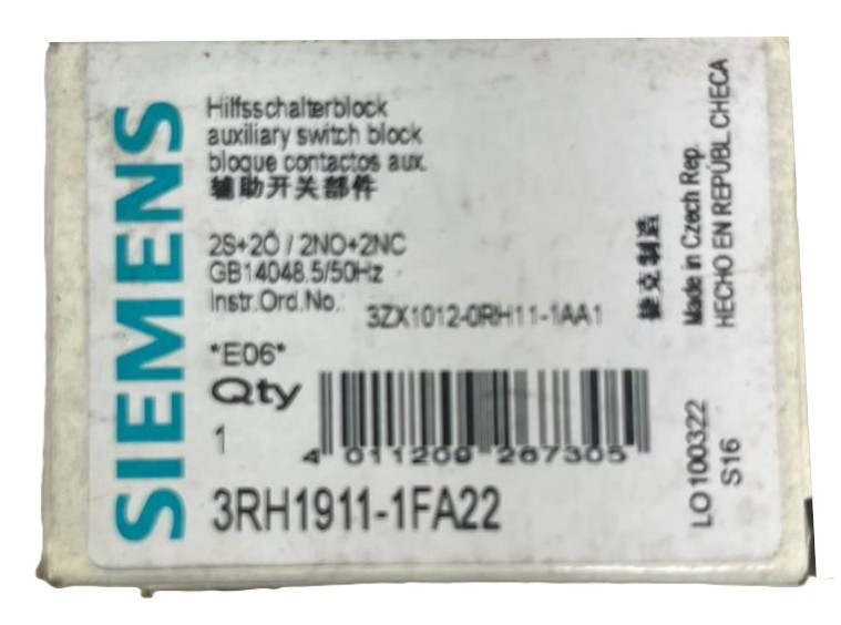 3RH1911-1FA22 SIEMENS CONTACTO AUX