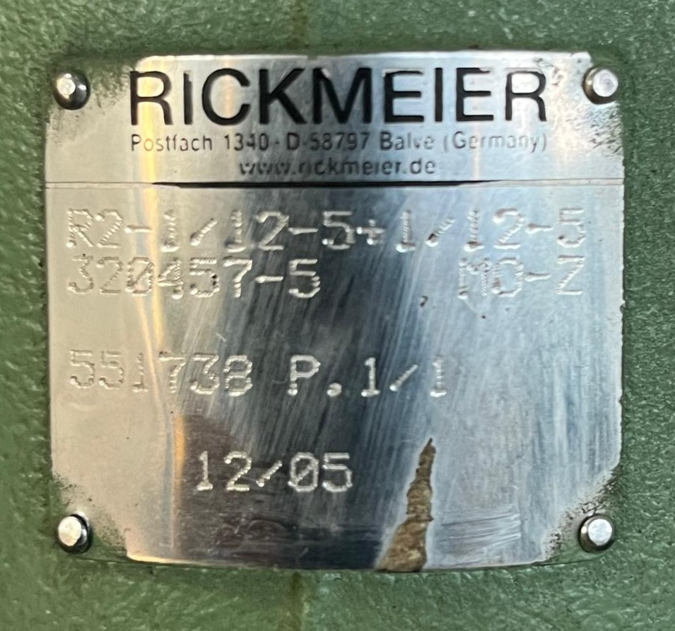   RICKMEIER  DOBLE R2-1/12-5+1/12-5 MO-Z