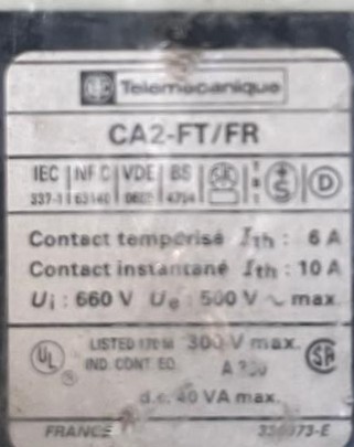 CA2-FT 111 TELEMECANIQUE 