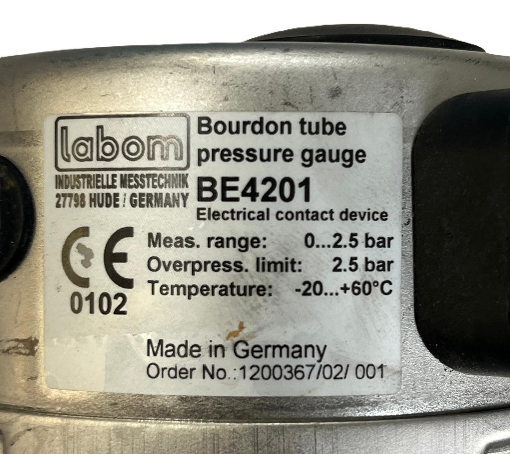 LABOM BE4201 0-2.5 BAR