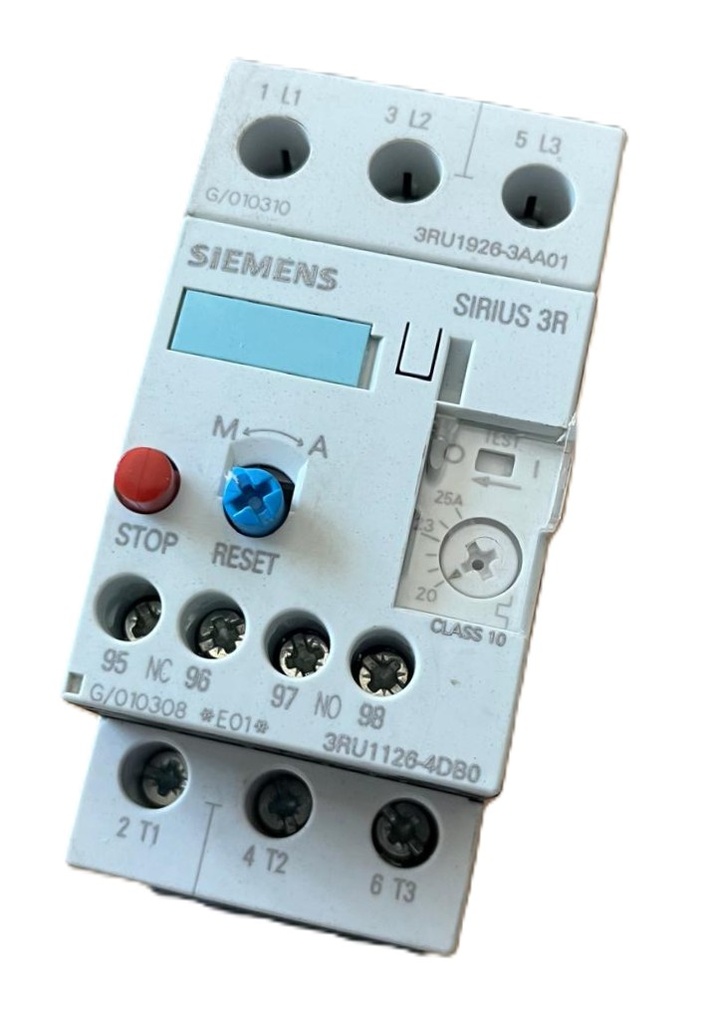 3RU1126-4DB0  +  3RU1926-3AA01 SIEMENS 