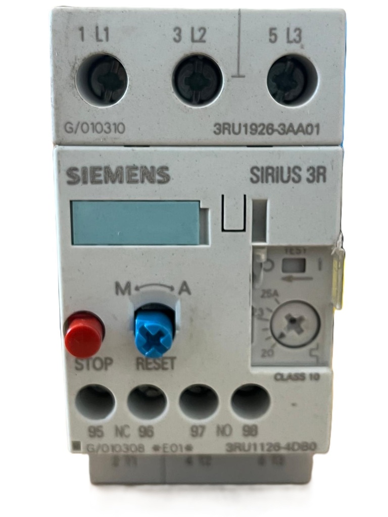 3RU1126-4DB0  +  3RU1926-3AA01 SIEMENS 
