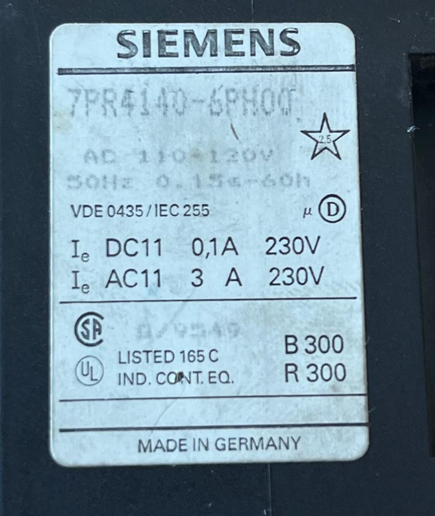 7PR4140-6PH00 SIEMENS