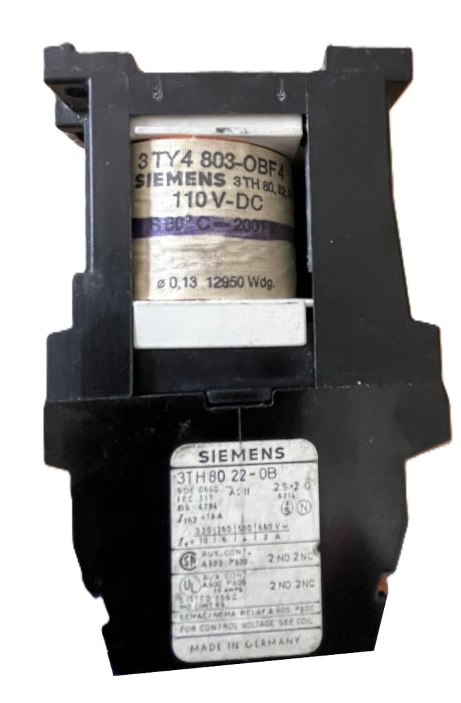 3TH80 22-0B   110VDC SIEMENS