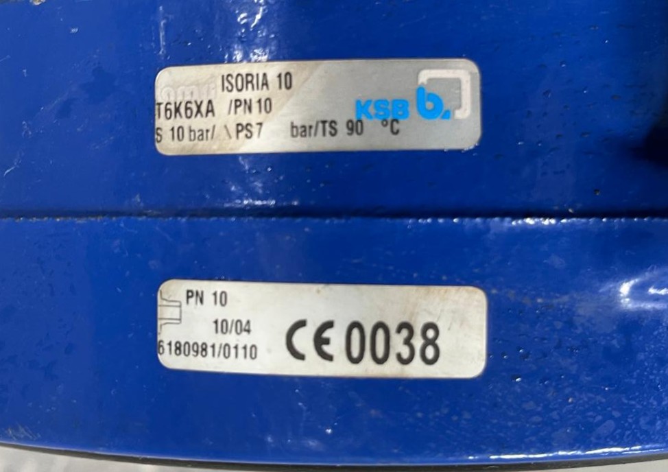 KSB ISORIA 10 TIPO 1 200 MM