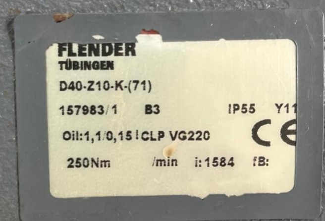 FLENDER TUBIGEN D40-Z10-K-(71)