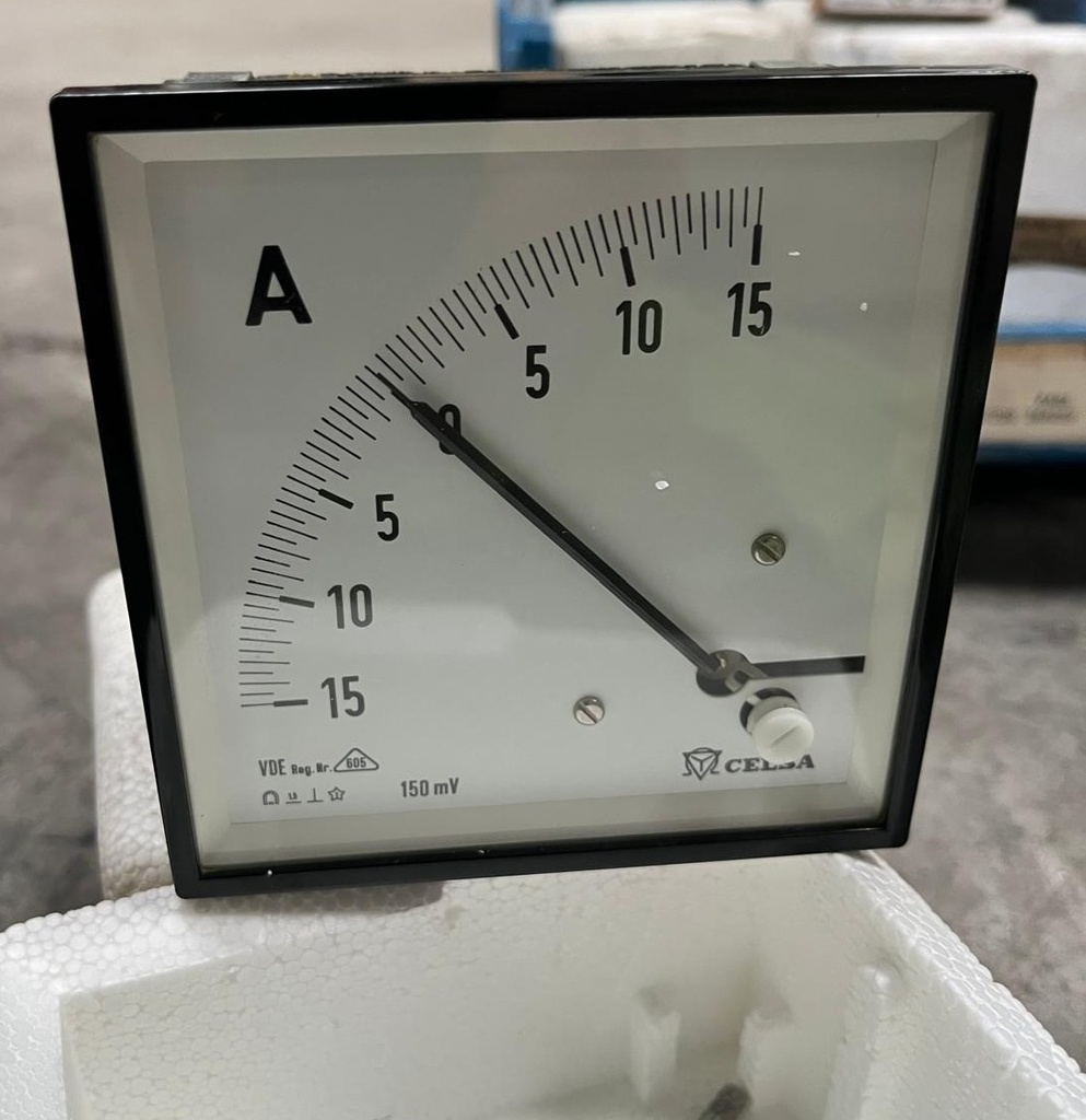 AMPERÍMETRO PQ96S CELSA 15-0-15 