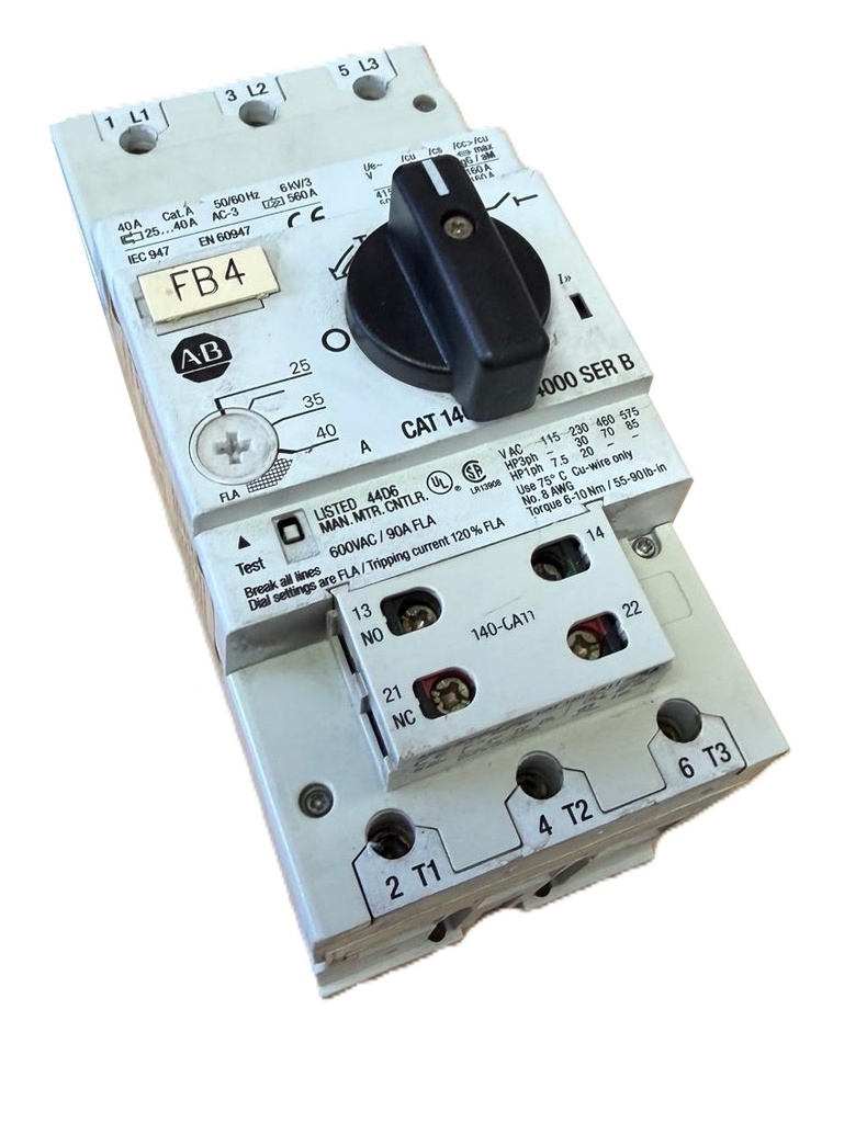 ALLEN BRADLEY CAT 140-CNM-4000 SER B