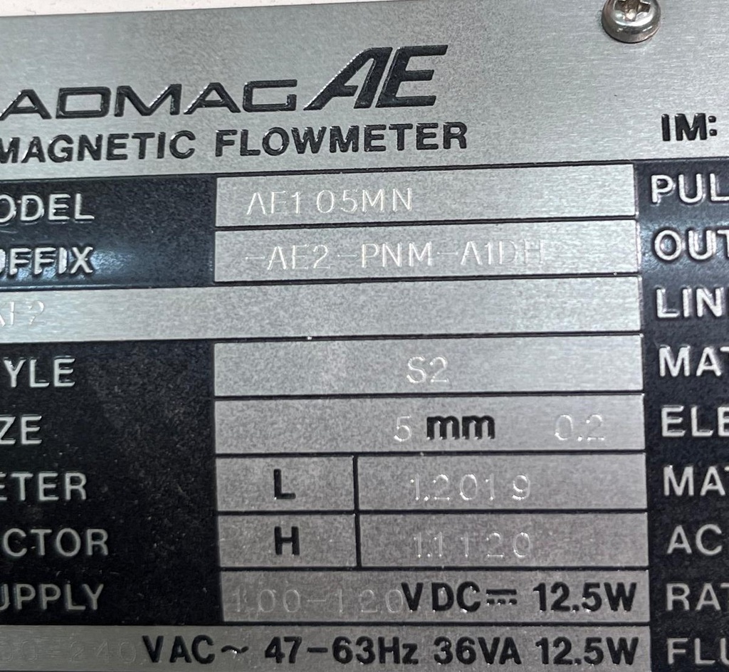 AE105MN AE2-PNM-A1DH CAUDALÍMETRO 