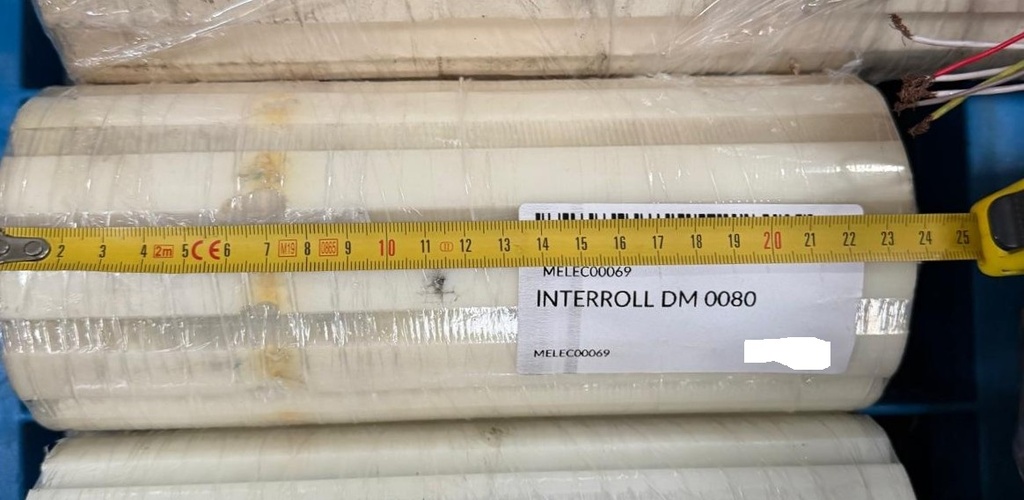 Mototambor Interroll DM 0080 trifásico 140W usado 