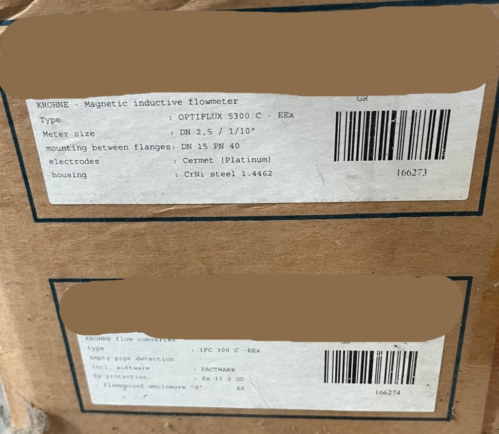 OPTIFLUX 5300 C EEx + IPC300 DN 2.5