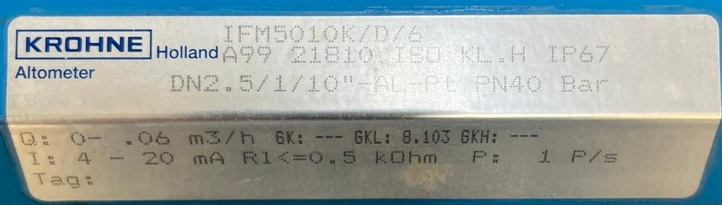 PROFIFLUX IFM 5010K / D6 + IFC 010D