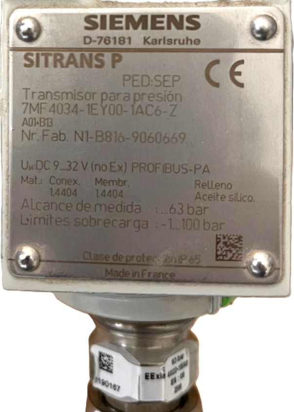 SITRANS P 7MF4034-1EY001AC6-Z 