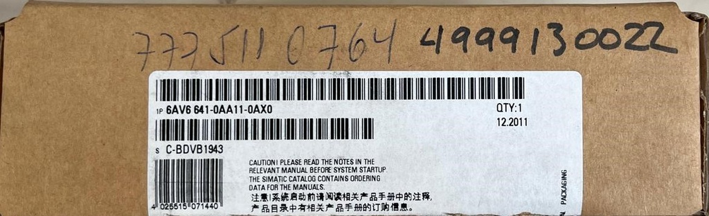6AV6641-0AA11-0AX0