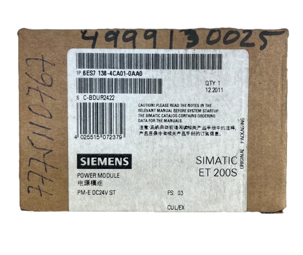 6ES7138-4CA01-0AA0