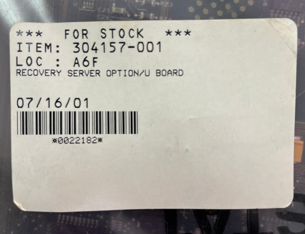  304157-001 007678-001 COMPAQ