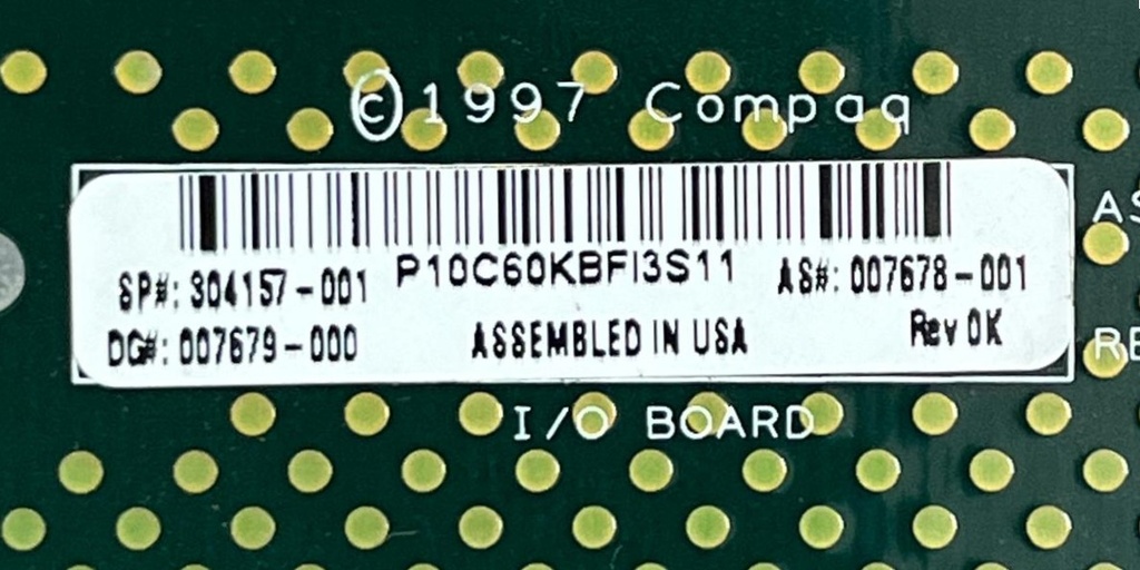  304157-001 007678-001 COMPAQ