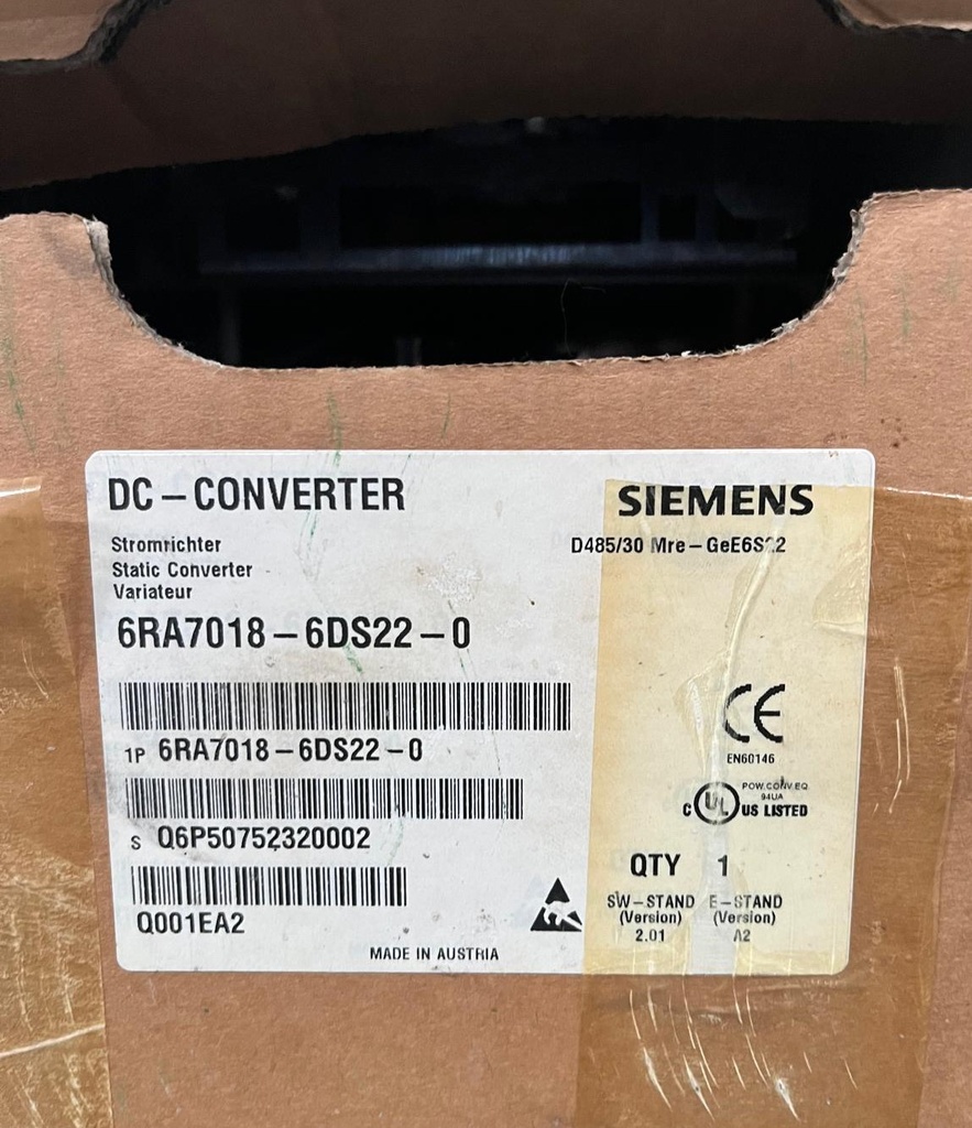 SIMOREG 6RA7018-6DS22-0