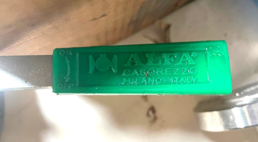 VALVULA BOLA TIPO WAFER ALFA DN 25