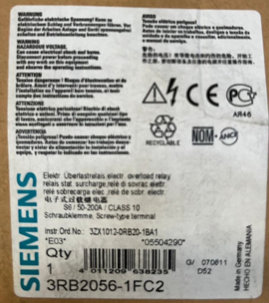 3RB2056-1FC2 SIEMENS