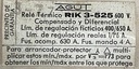 RIK 3-526  400/600 AMP AGUT 
