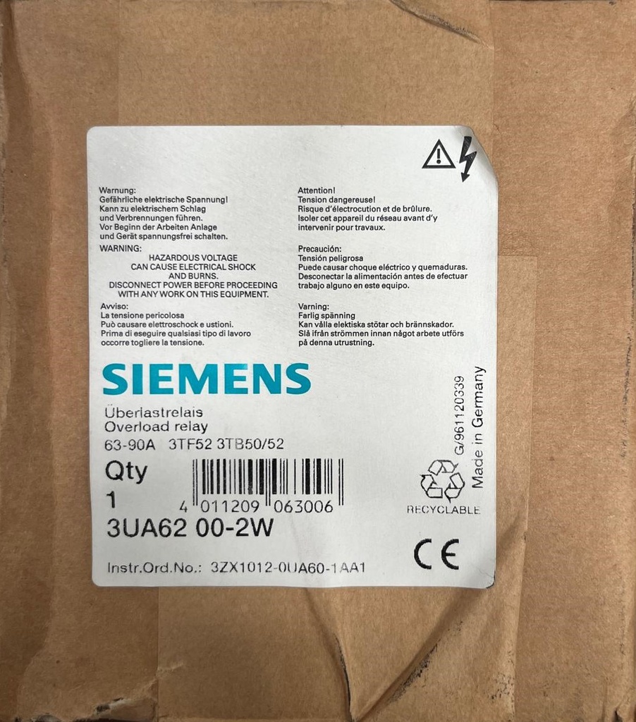 3UA62 00-2W SIEMENS 