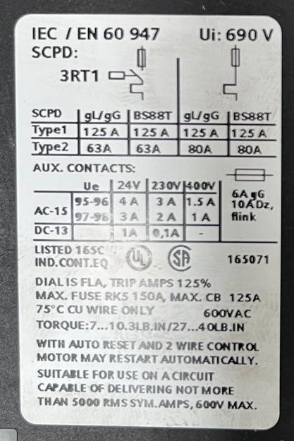 3RU1136-4FB1 SIEMENS 