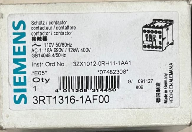 3RT1016-1AF00 SIEMENS 