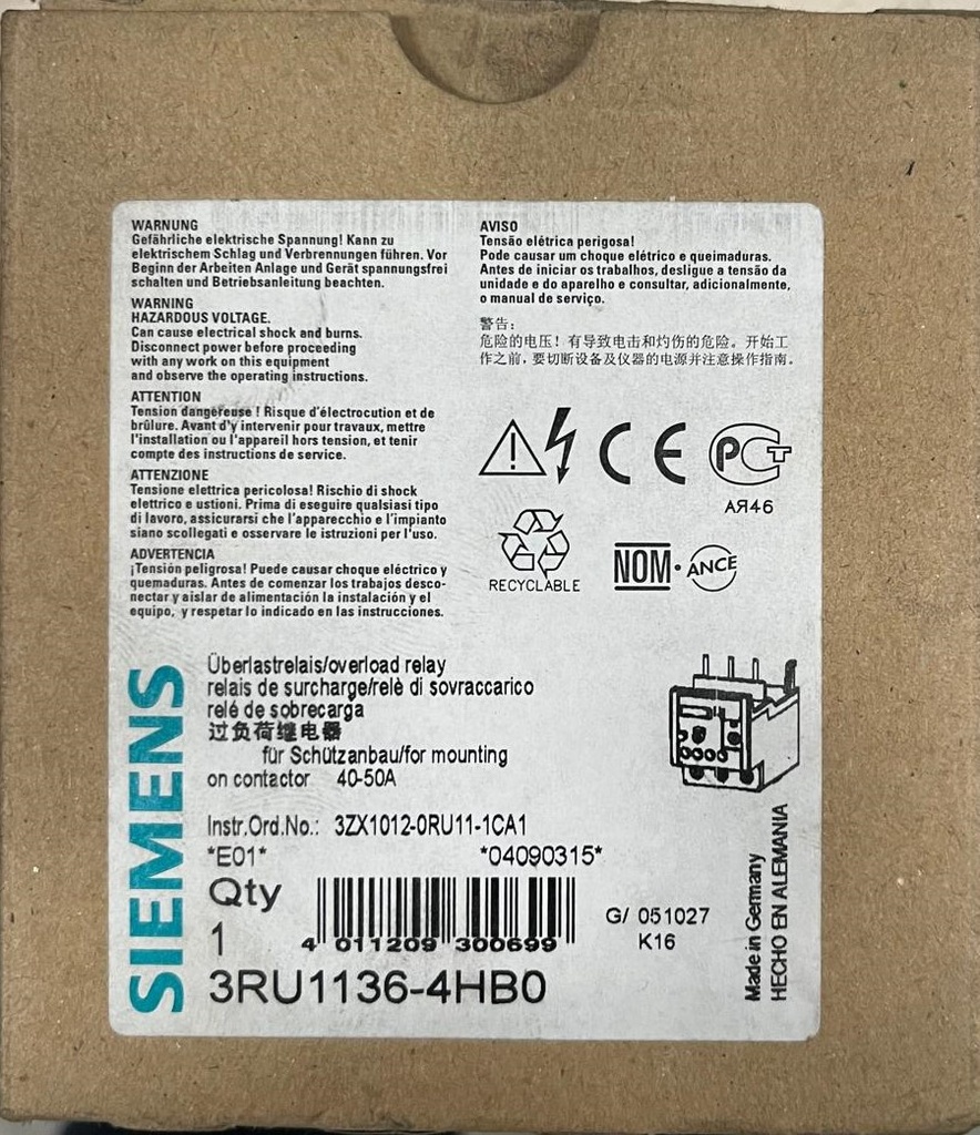 3RU1136-4HB0 SIEMENS