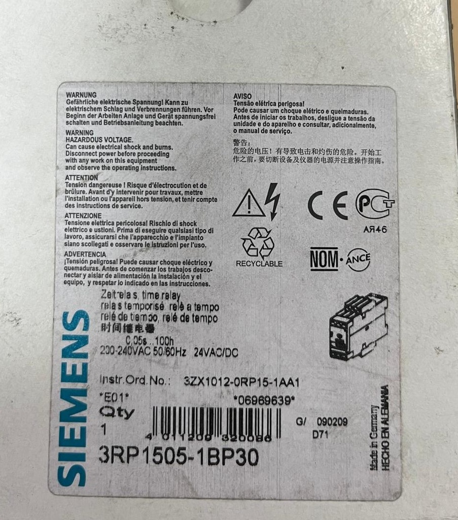  3RP1505-1BP30 SIEMENS