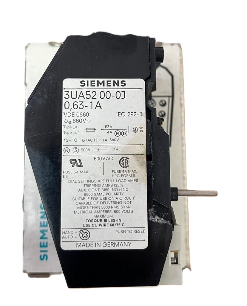 SIEMENS 3UA5200-0J 