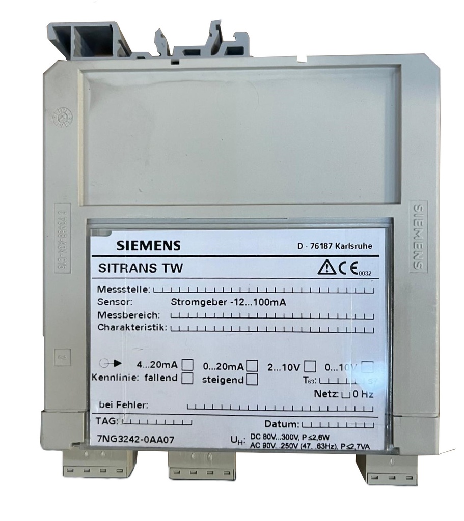 SIEMENS SITRANS TW 7NG3242-0AA07 
