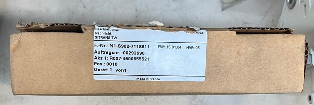 SIEMENS SITRANS TW 7NG3242-0AA07 