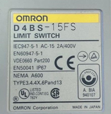OMRON D4BS-15FS 