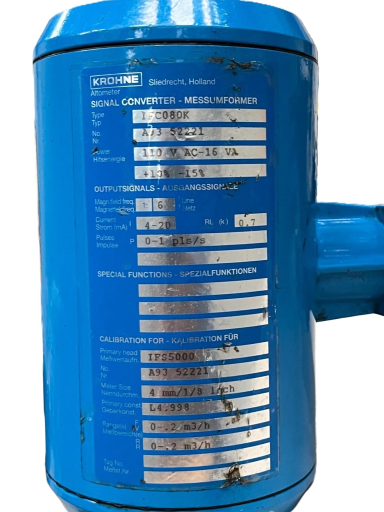 IFC080K + IFS50000  NºA9352221