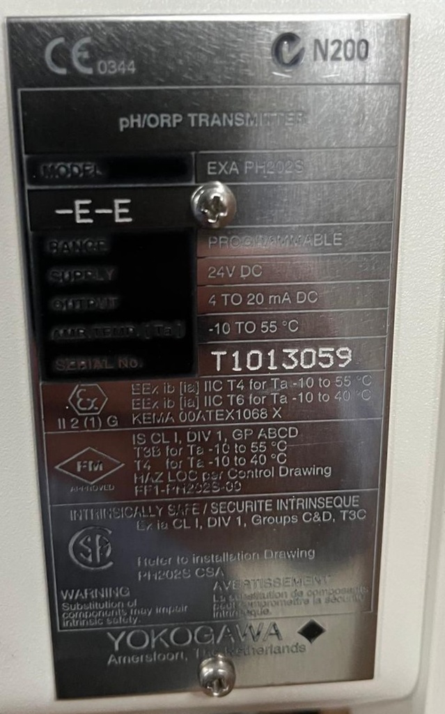 EXA PH202S YOKOGAWA